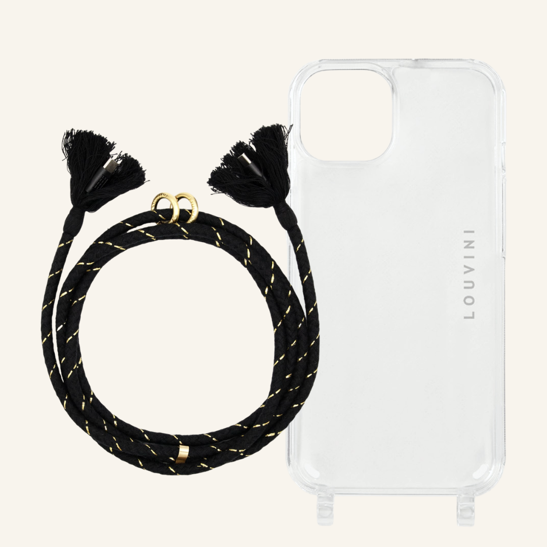 Charlie iPhone Case & Kaia USB-C Black Cord