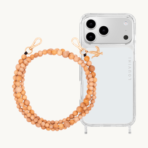 CHARLIE iPhone case & ARIELLE Natural strap