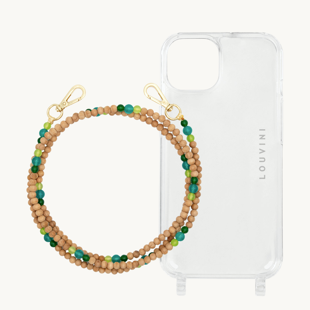 Charlie iPhone Case & Arielle Turquoise Strap