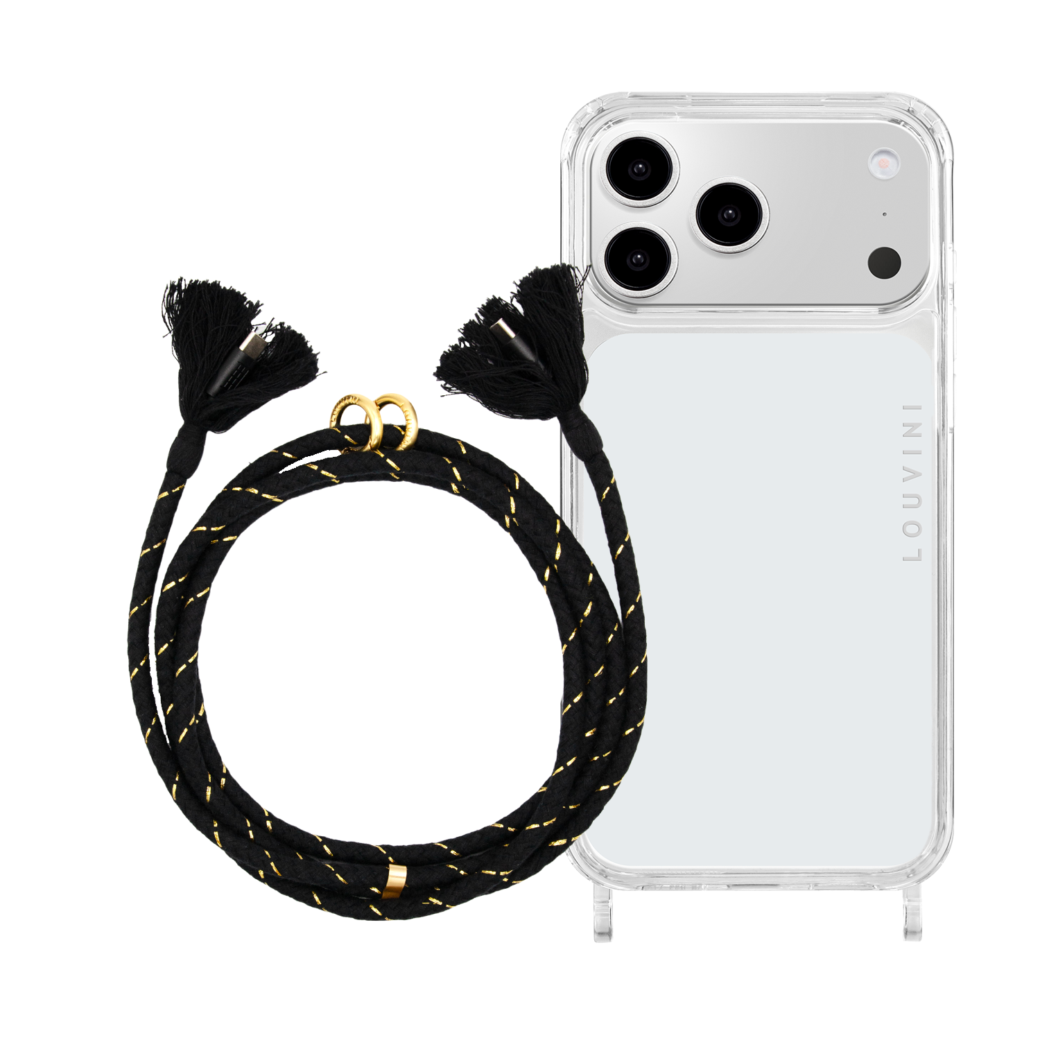 Charlie iPhone Case & Kaia USB-C Black Cord