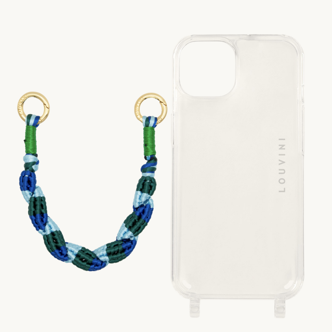 Charlie iPhone Case & LAYLA Blue Woven Cord