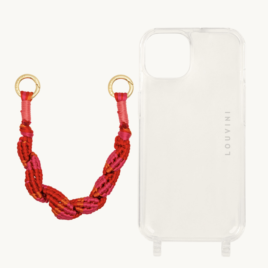 Charlie iPhone Case & LAYLA Fuchsia Woven Cord