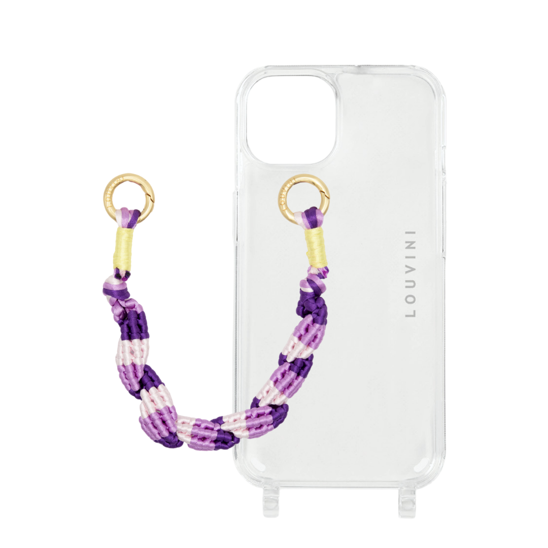 Charlie iPhone Case & LAYLA Purple Woven Cord