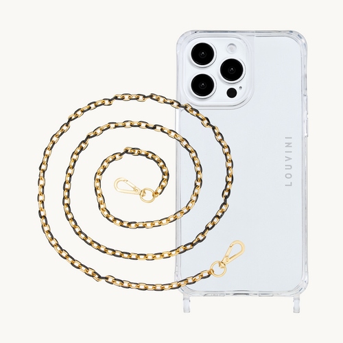 ensemble coque iPhone et chaîne de téléphone 