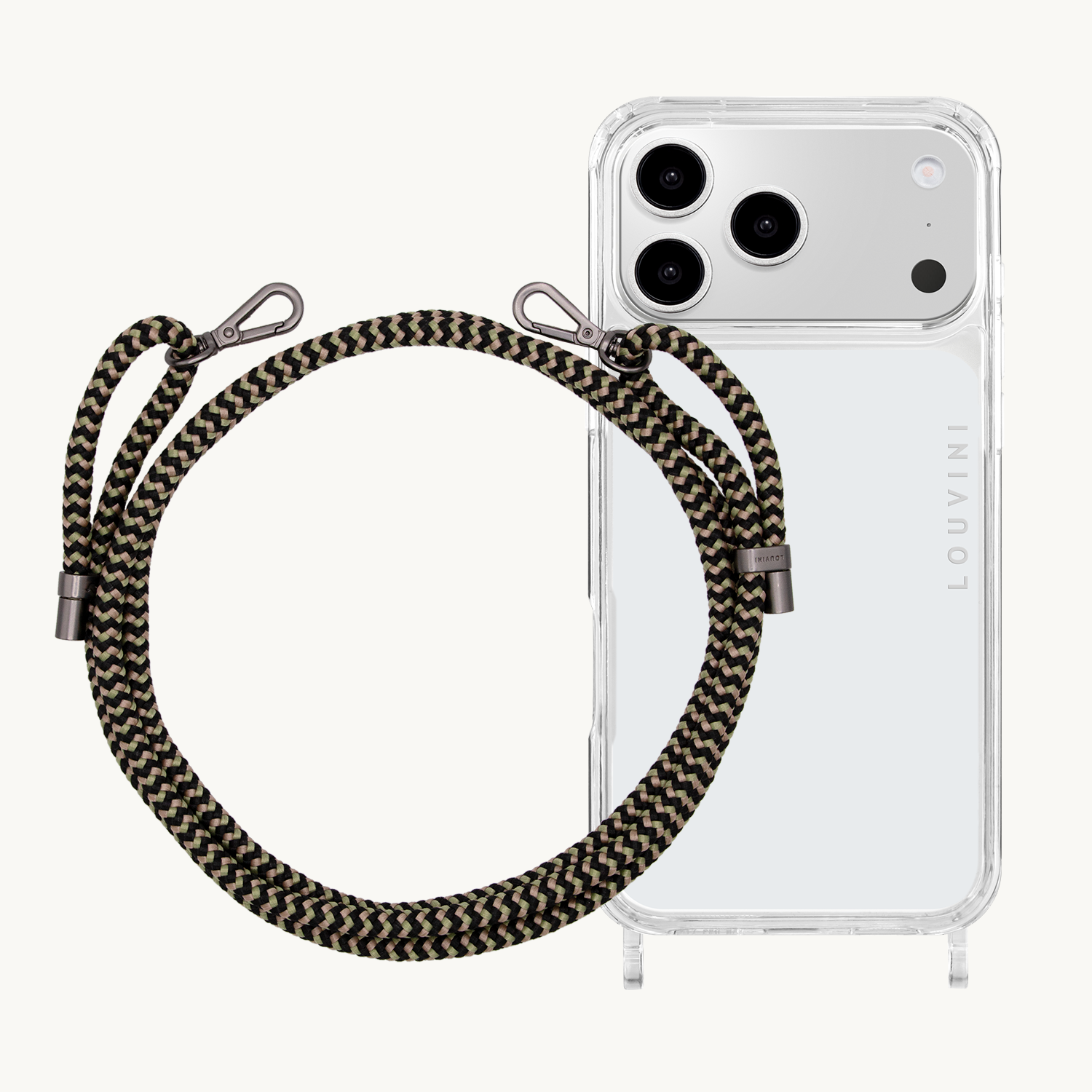 Charlie iPhone Case & Noah Black-Green Cord