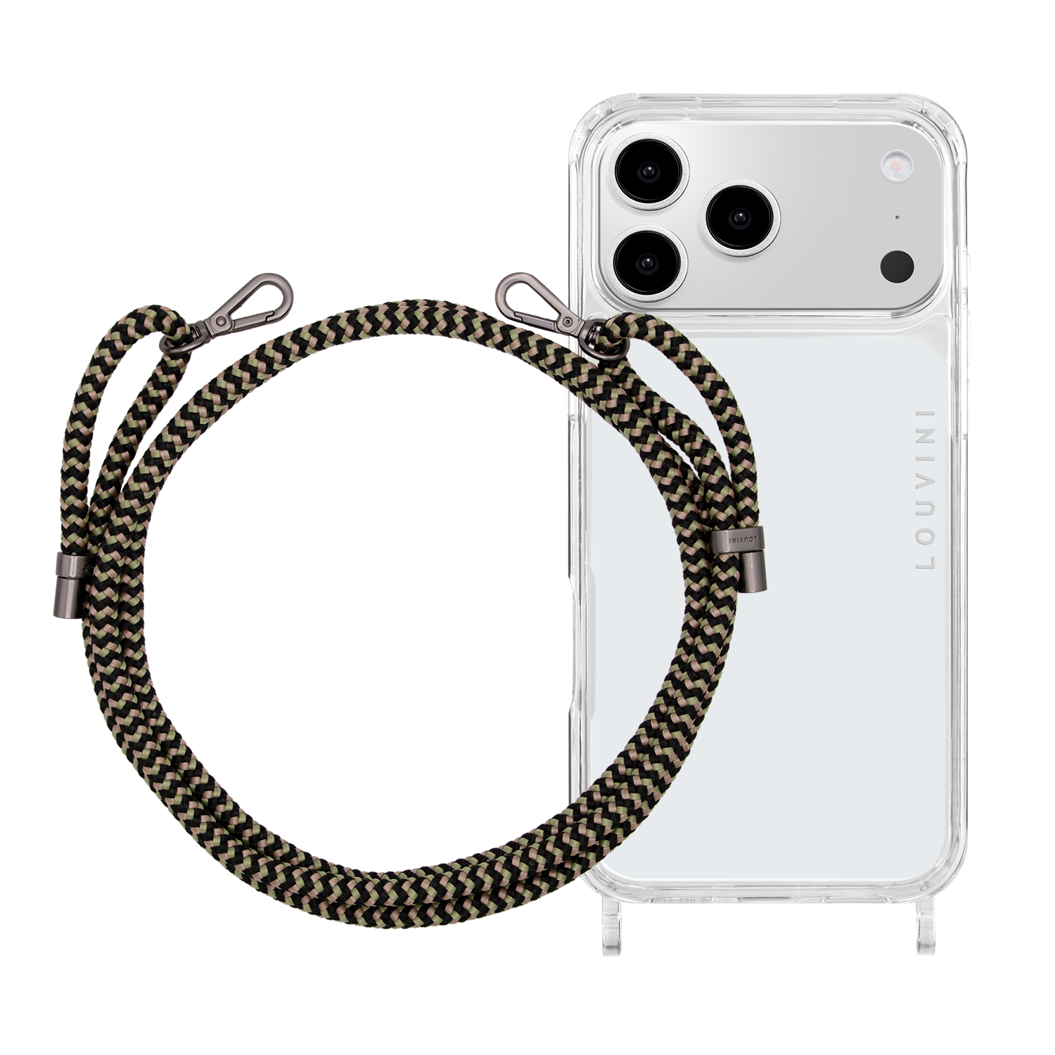 Charlie iPhone Case & Noah Black-Green Cord