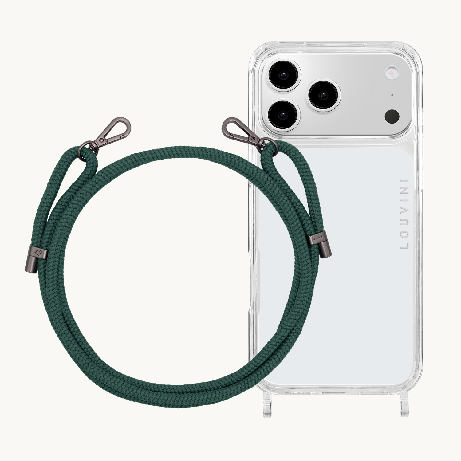 Charlie iPhone Case & Noah Forest-Green Cord