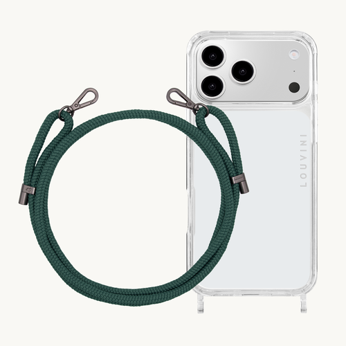 Charlie iPhone Case & Noah Forest-Green Cord