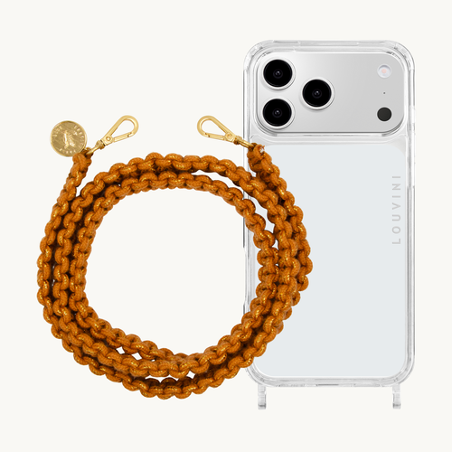 Charlie iPhone Case & Palma Caramel Cord