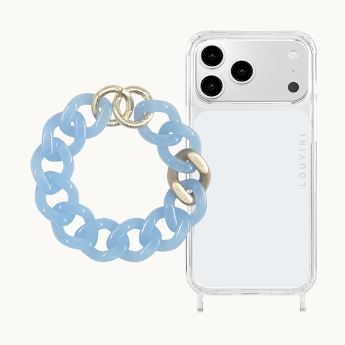 Charlie iPhone Case & Petit Zoe Blue Chain