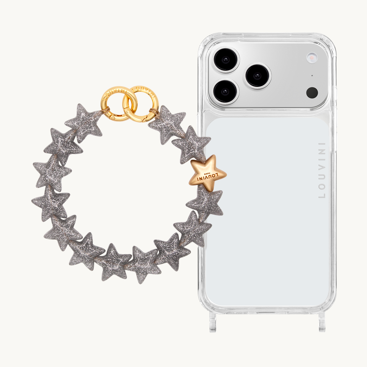 CHARLIE iPhone Case & Bracelet PETIT ETOILE Silver