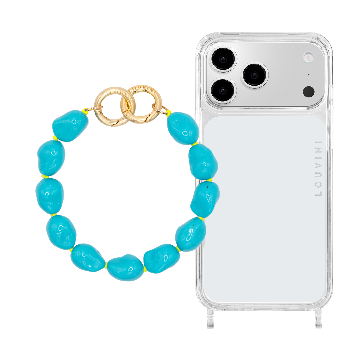 CHARLIE iPhone Case & ROMY Turquoise Bracelet