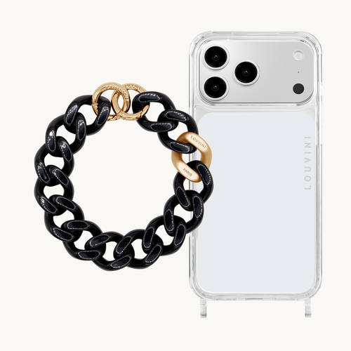Charlie iPhone Case & Petit Zoe Black chain