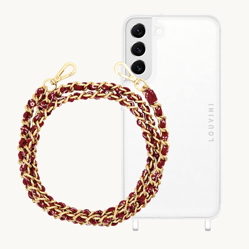ensemble coque samsung et chaîne en tissu bandana