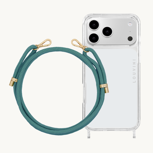 Charlie iPhone Case & Tessa Blue-Turquoise Cord
