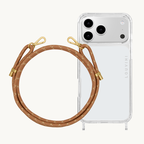 Charlie iPhone Case & Tessa Cinnamon Gold Cord