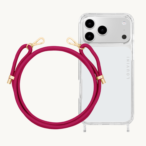 CHARLIE iPhone Case & TESSA Fuchsia Cord