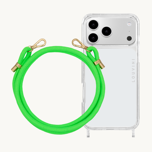 Charlie iPhone Case & Tessa Neon Green Cord