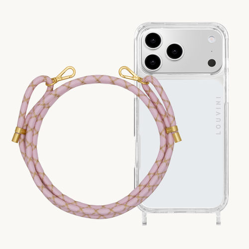 Charlie iPhone Case & Tessa Pink-gold Cord