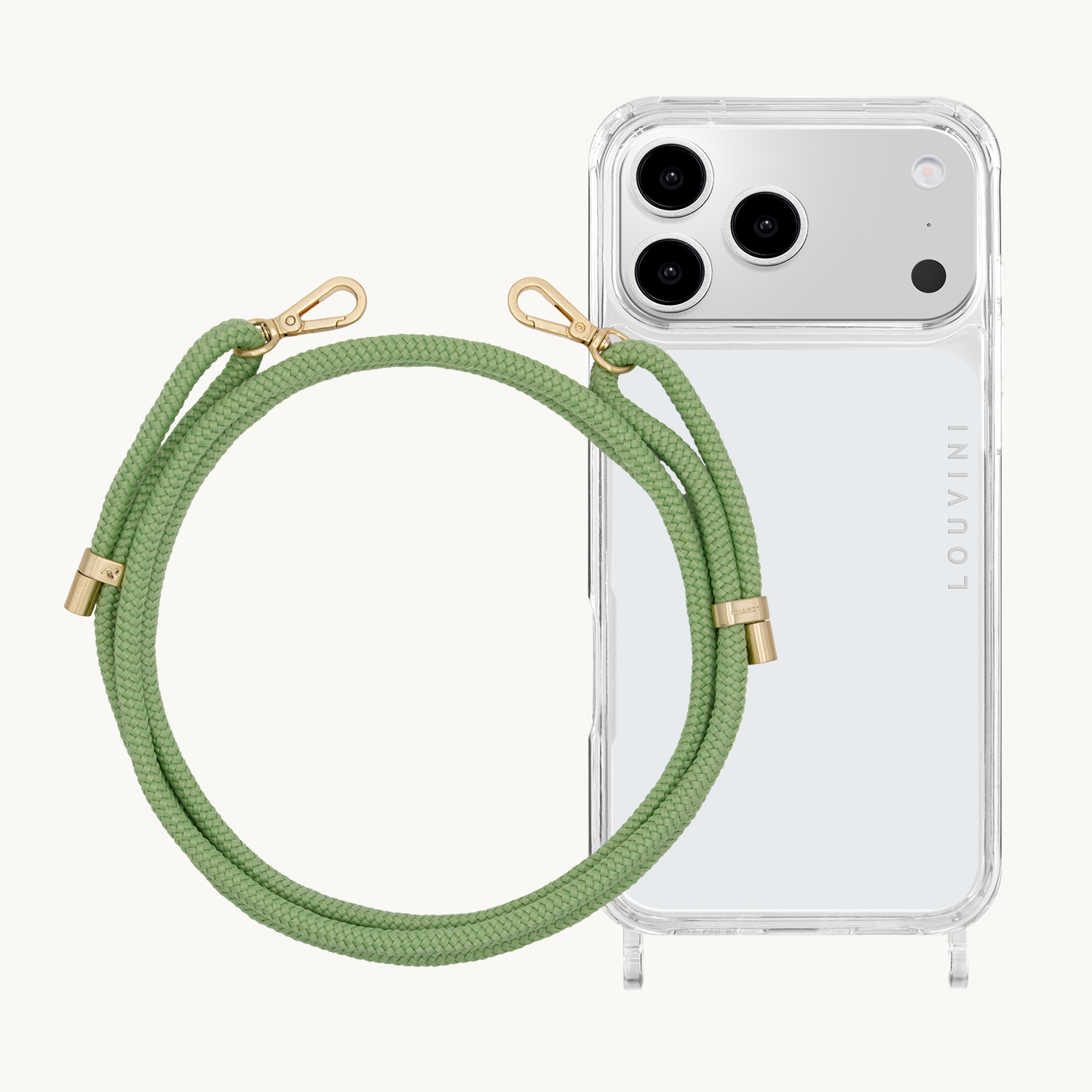 Charlie iPhone Case & Tessa Light-Green Cord