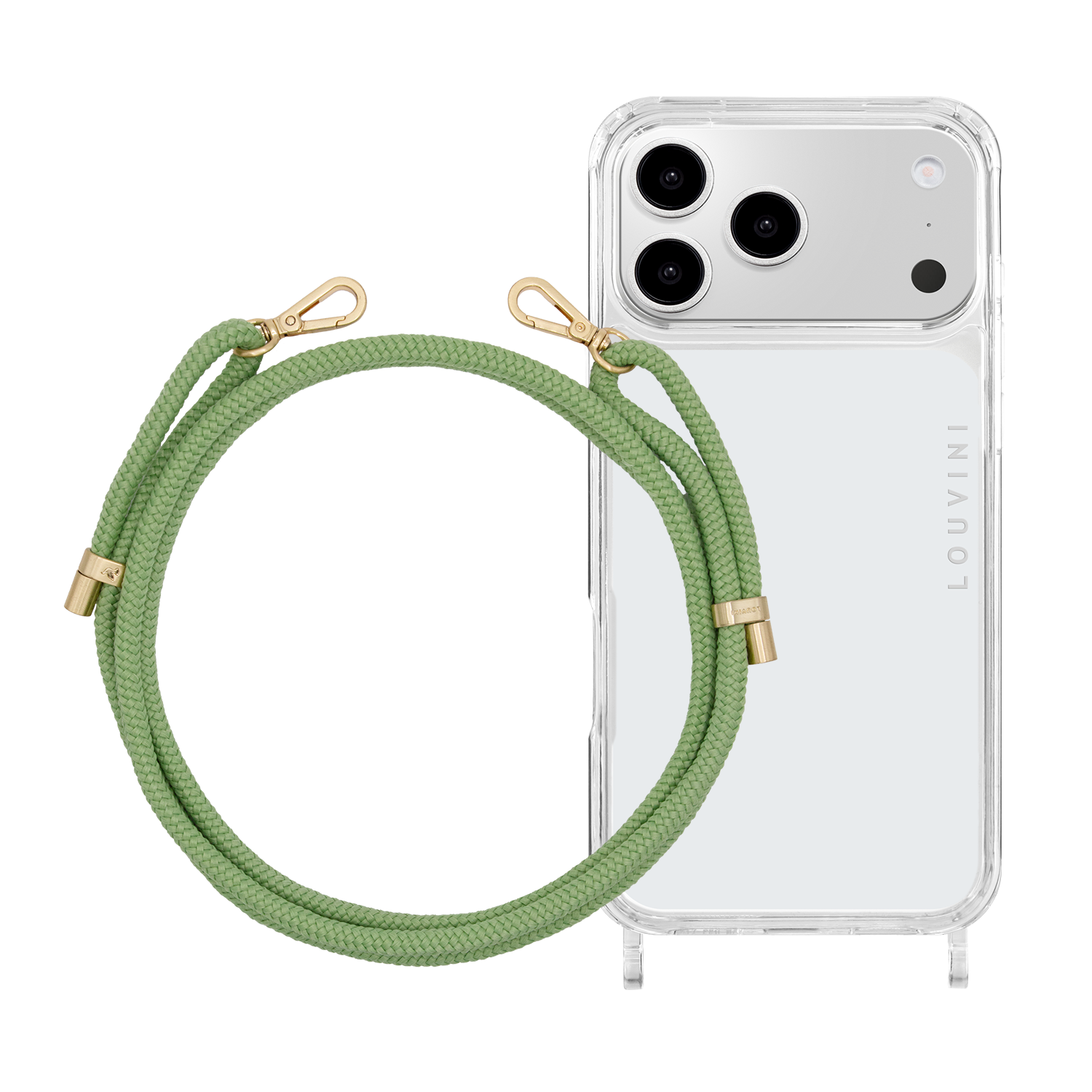 Charlie iPhone Case & Tessa Light-Green Cord