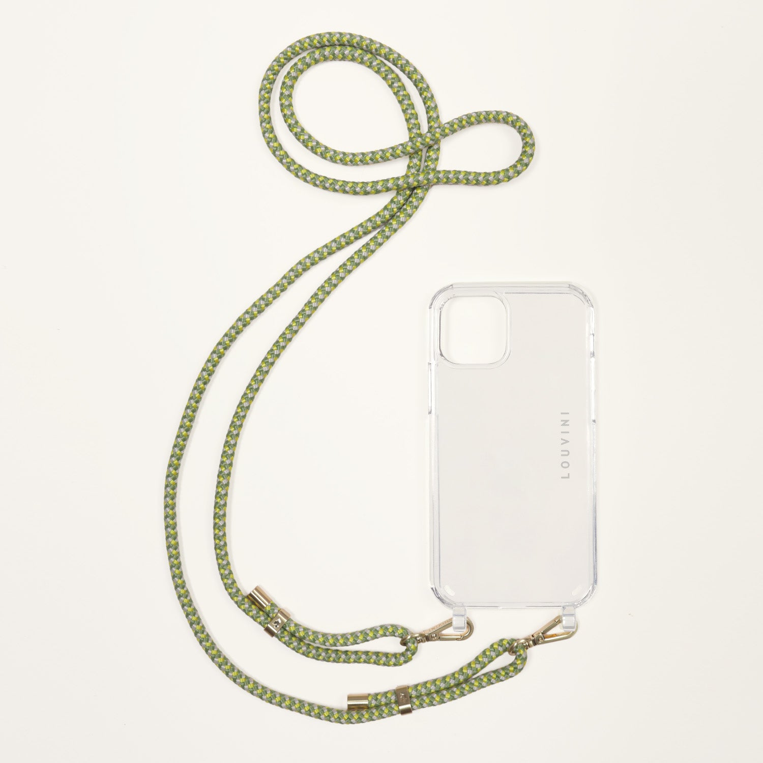 Charlie iPhone Case & Tessa Khaki-Yellow Cord