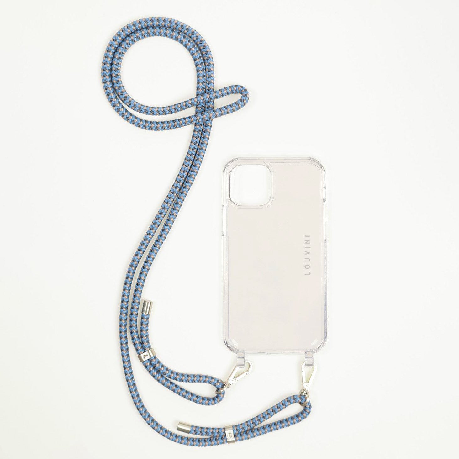 Charlie iPhone Case & Tessa Blue-beige Cord