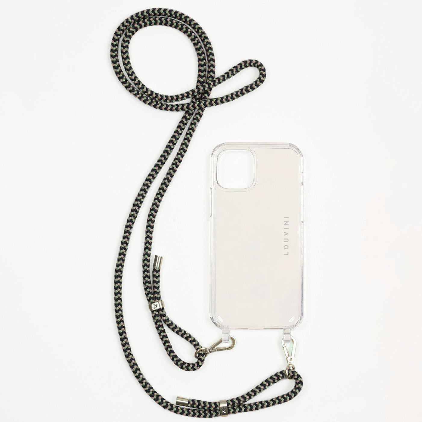 Charlie iPhone Case & Tessa Black-green Cord