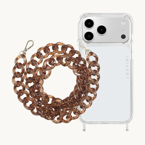 Charlie iPhone Case & Zoe Amber Chain
