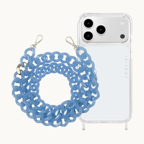 Charlie iPhone Case & Zoe Blue Chain