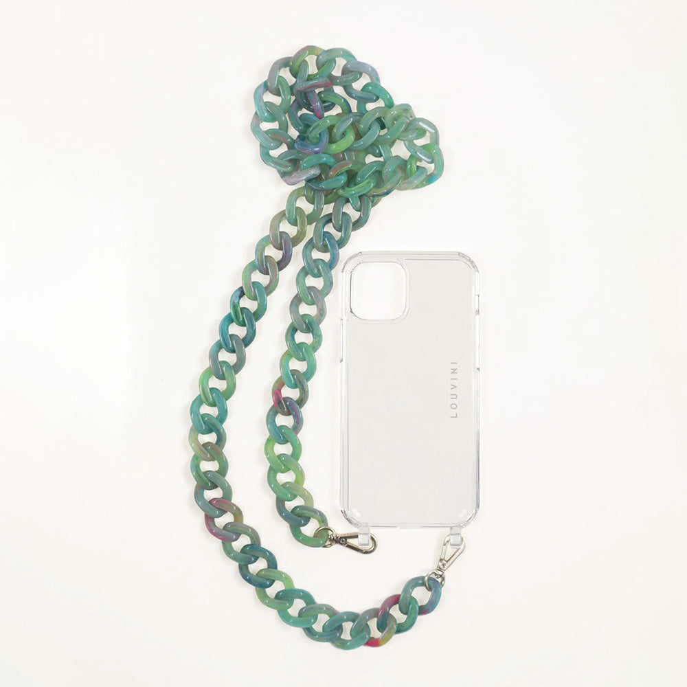 Charlie iPhone Case & Zoe Jade Green Chain