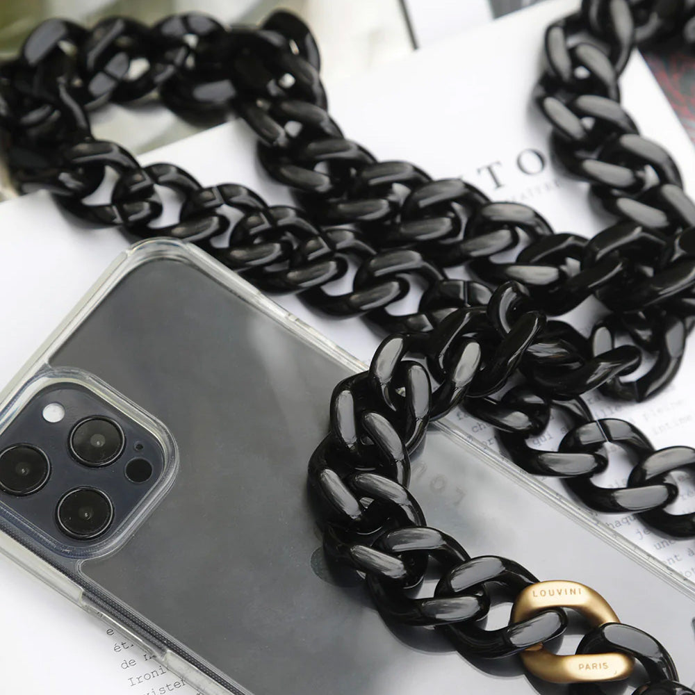 Charlie iPhone Case & Zoe Black Chain