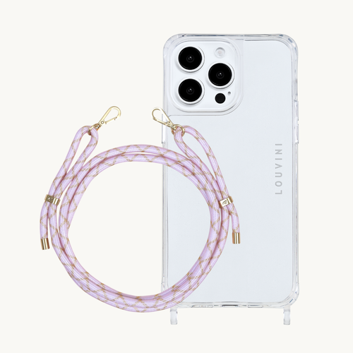 Charlie iPhone Case & Tessa Pink-gold Cord