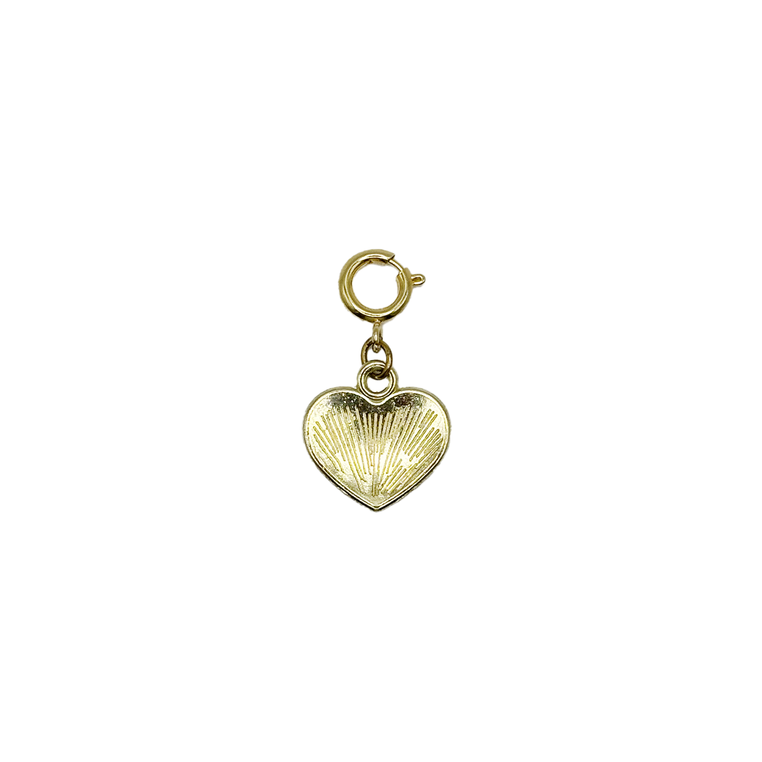Charm Drapeau Coeur France Dore