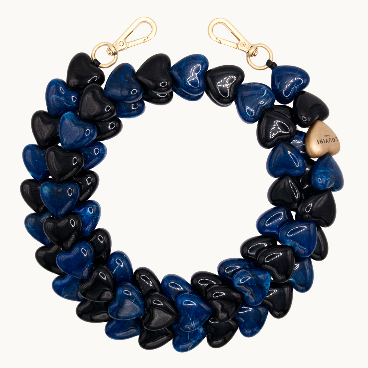 CUORE Chain - Black - Navy 