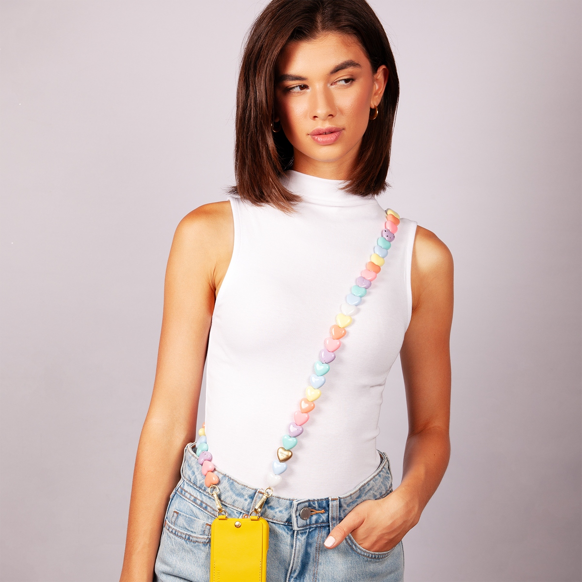 CUORE Phone Chain - Pastel