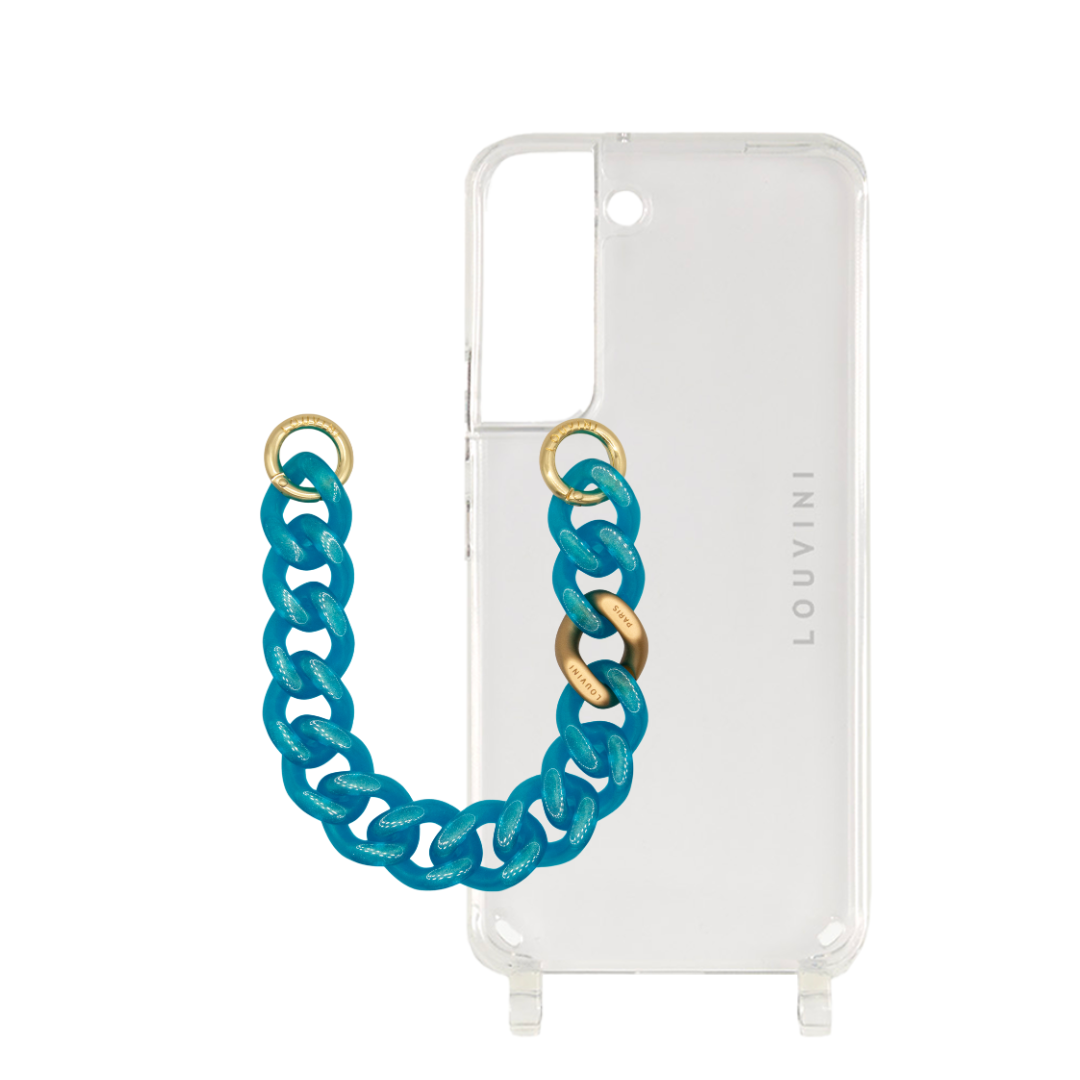 Charlie Case (Samsung) & Petit Zoe Iced Blue Chain 