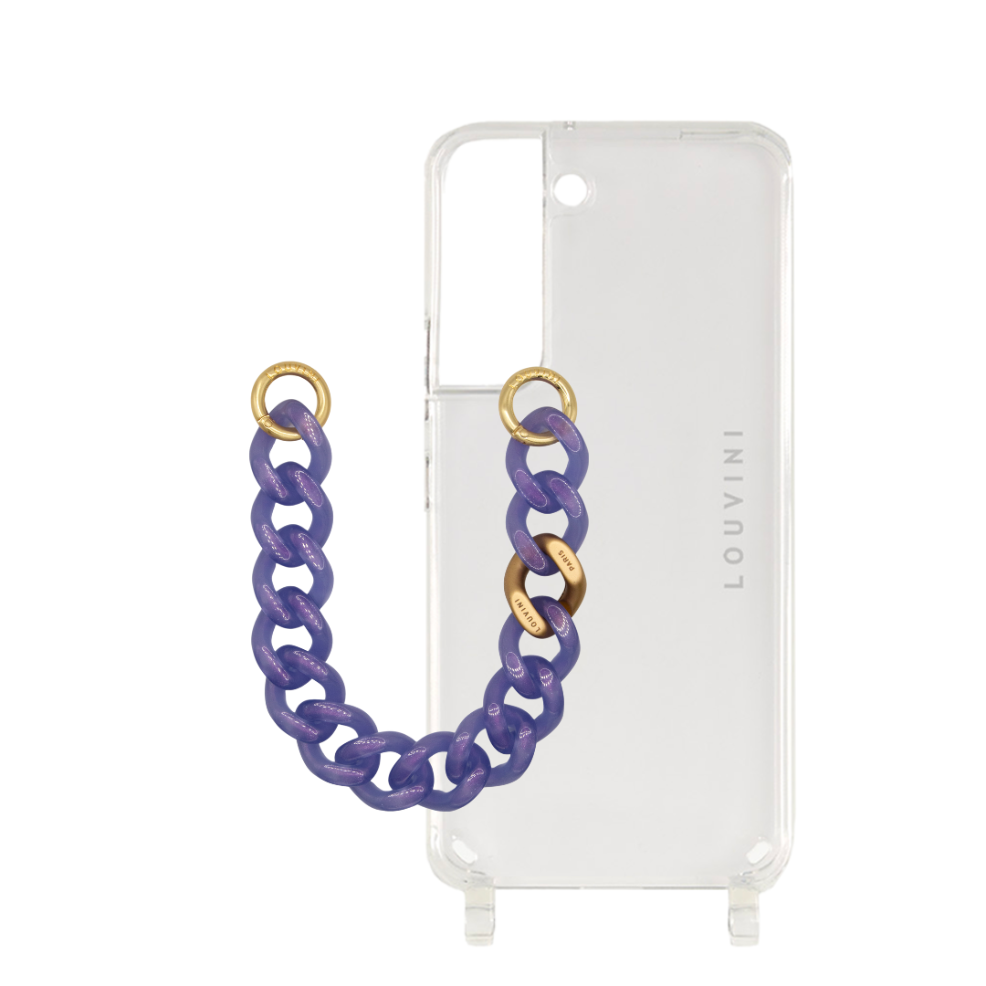 Charlie Case (Samsung) & Petit Zoe Iced Purple Chain 