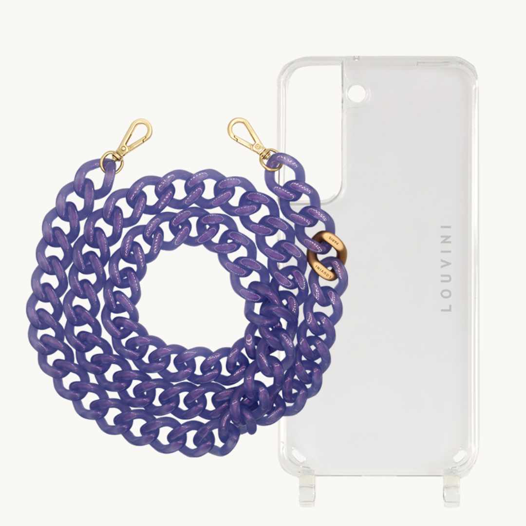 Charlie Case (Samsung) & Zoe Iced Purple Chain