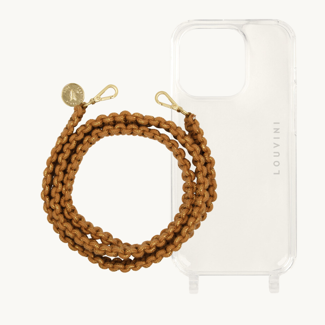 Charlie iPhone Case & Palma Caramel Cord