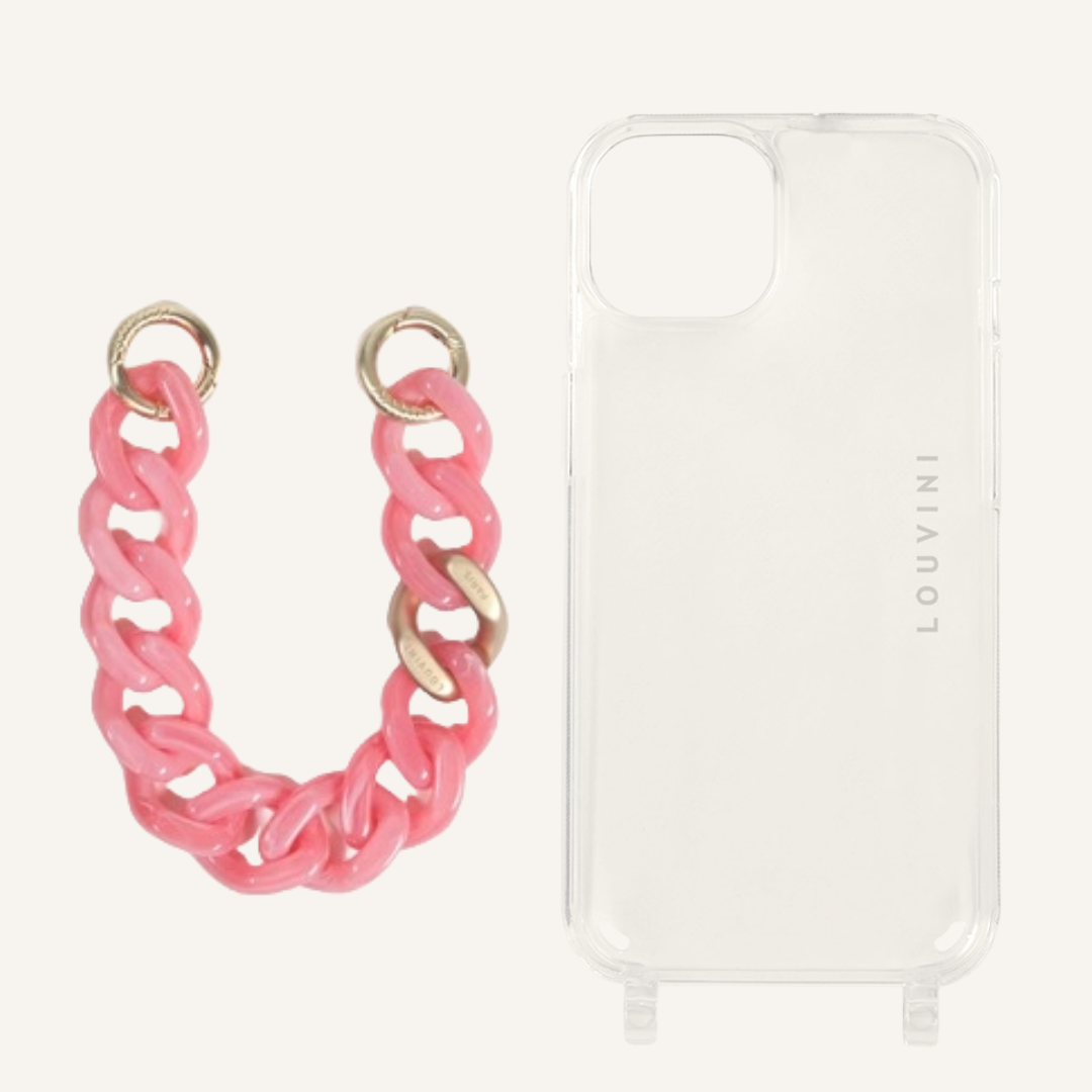 Charlie iPhone Case & Petit Zoe Coral Chain