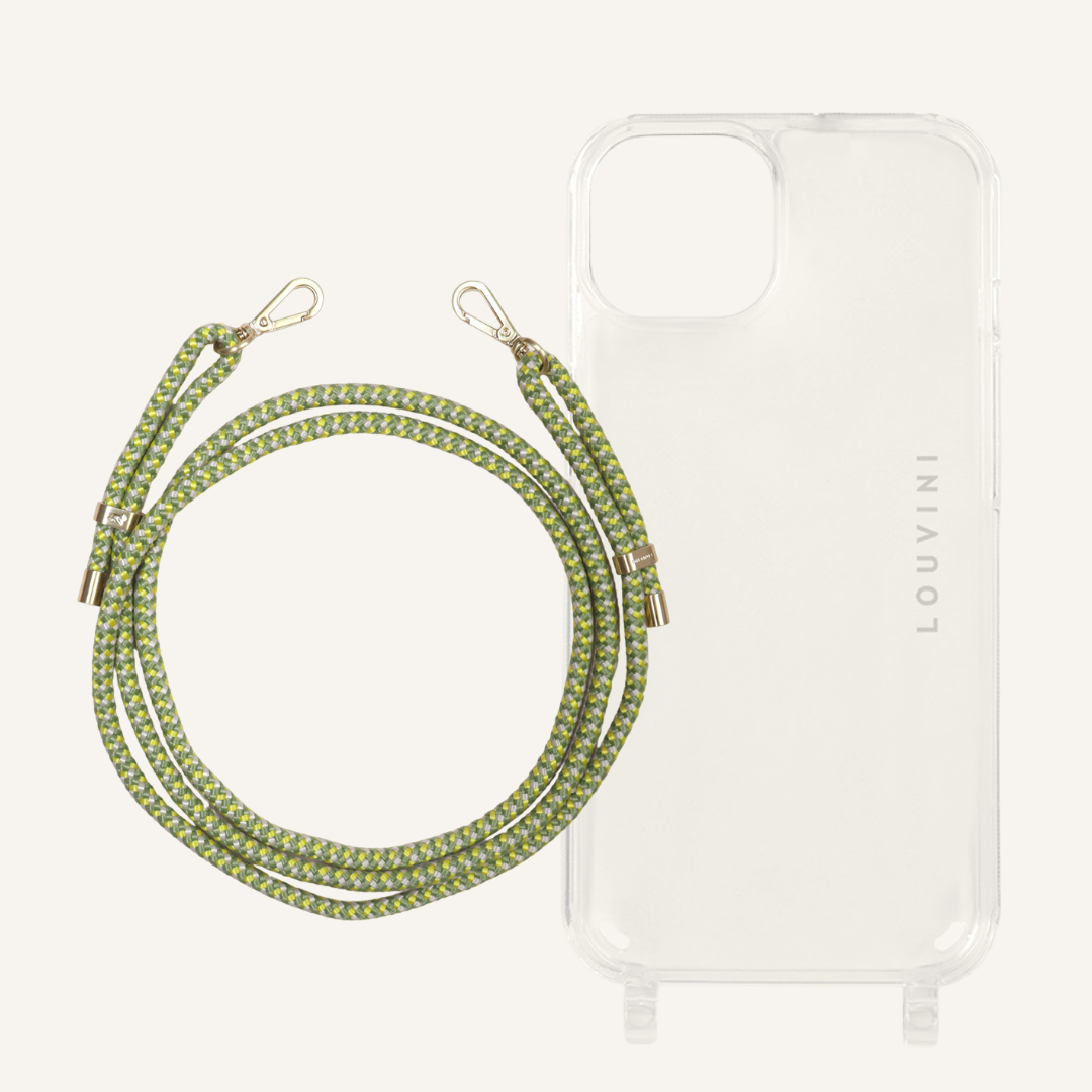 Charlie iPhone Case & Tessa Khaki-Yellow Cord