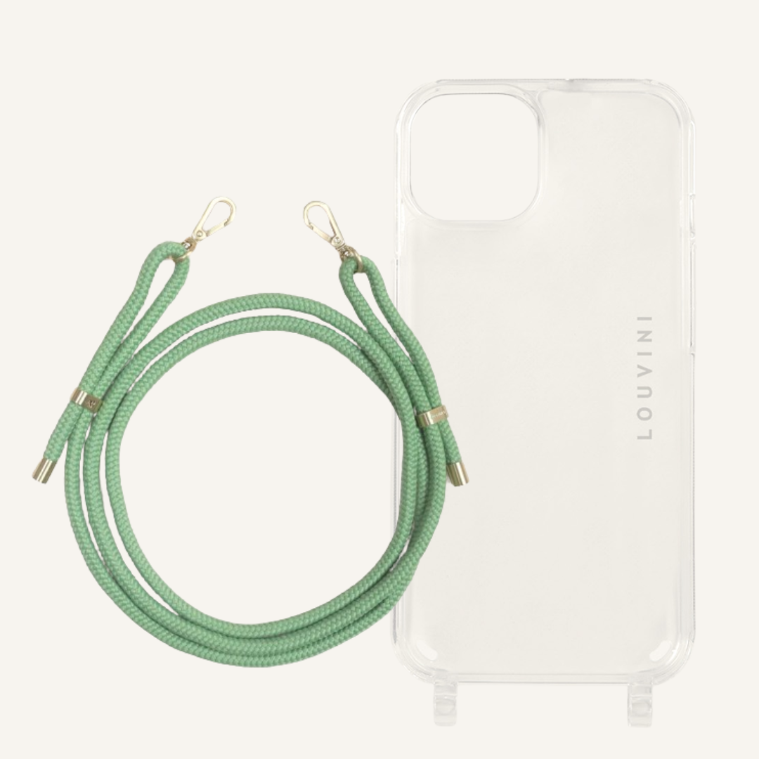 Charlie iPhone Case & Tessa Light-Green Cord