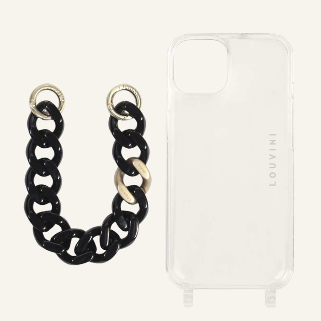 Charlie iPhone Case & Petit Zoe Black chain