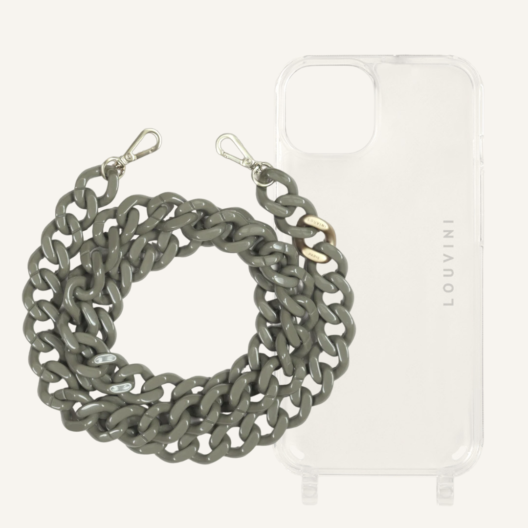 Charlie iPhone Case & Zoe Khaki Chain