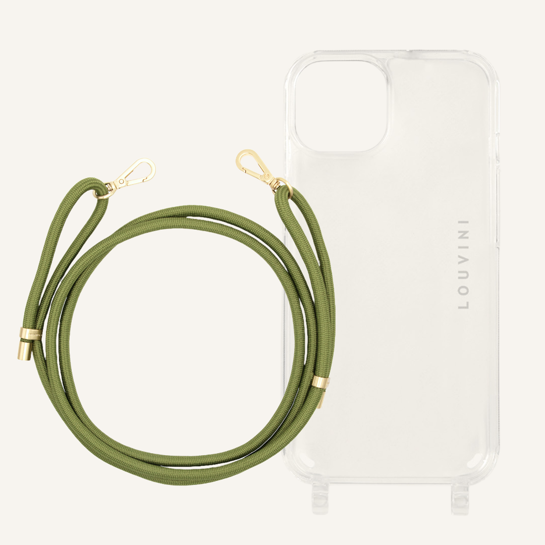 Charlie iPhone Case & Tessa Khaki Cord (New)