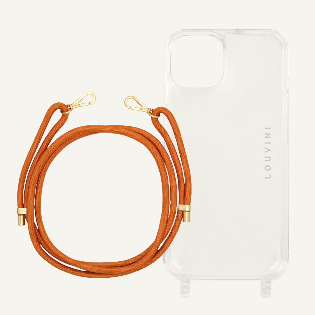 Charlie iPhone Case & Tessa Orange Cord (New)