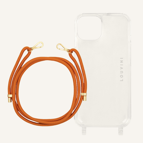 Charlie iPhone Case & Tessa Orange Cord (New)