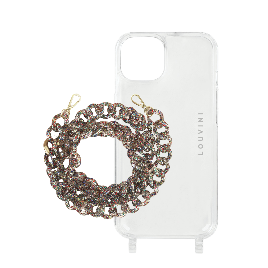 Charlie iPhone Case & Zoe Glitter Chain