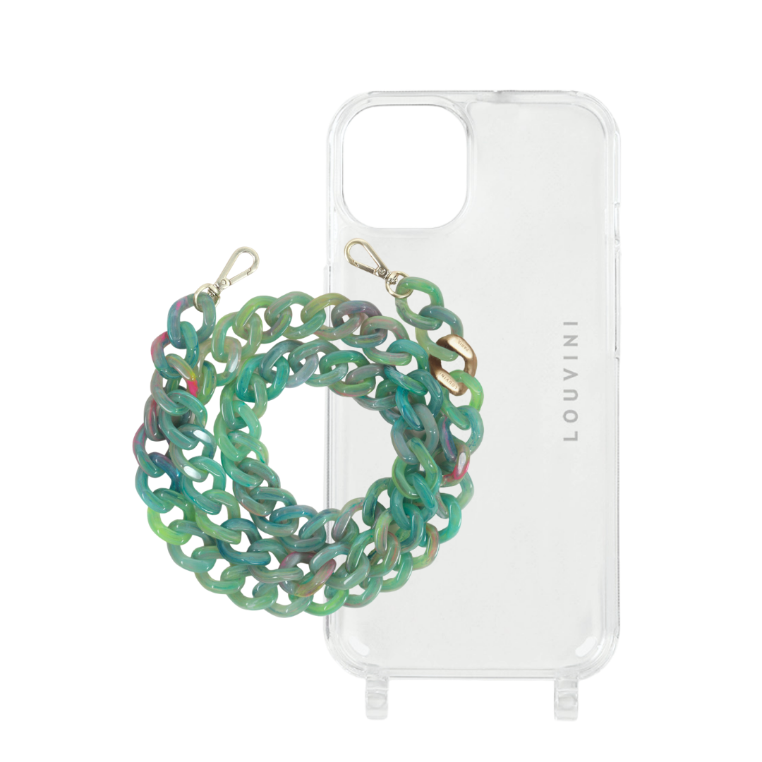 Charlie iPhone Case & Zoe Jade Green Chain